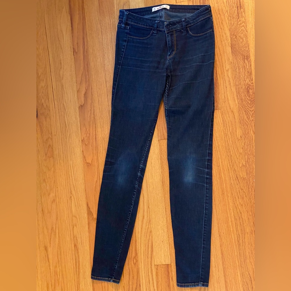 Hollister HIGH-RISE DARK WASH SUPER SKINNY JEANS